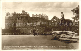 11750720 Edinburgh Castle National War Memorial Earl Haig Statue Valentine's Pos - Andere & Zonder Classificatie