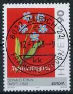 SCHWEIZ 2003 Nr 1838 Zentrisch Gestempelt X64C34E - Oblitérés