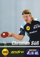 Germany / Allemagne, Christian Süss - Tennis Tavolo