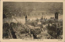 11750630 London Houses Of Parliament Thames Aerial View - Autres & Non Classés