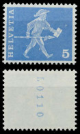 SCHWEIZ ROLLENMARKEN Nr 696xR L-P Postfrisch X6794E2 - Coil Stamps