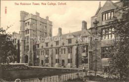 11750600 Oxford Oxfordshire Robinson Tower New College  - Altri & Non Classificati