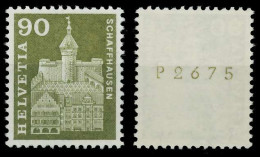 SCHWEIZ ROLLENMARKEN Nr 709yR L-P Postfrisch X67951A - Coil Stamps