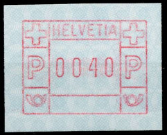 SCHWEIZ AUTOMATENMARKEN A3 Nr 3yavI 0040 Postfrisch X67967A - Timbres D'automates