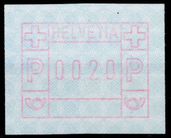 SCHWEIZ AUTOMATENMARKEN A3 Nr 3yavI 0020 Postfrisch X67966E - Automatic Stamps