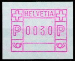 SCHWEIZ AUTOMATENMARKEN A3 Nr 3yavI 0030 Postfrisch X679676 - Timbres D'automates