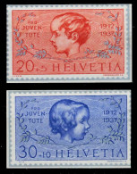 SCHWEIZ PRO JUVENTUTE Nr 318-319 Postfrisch X68371A - Unused Stamps