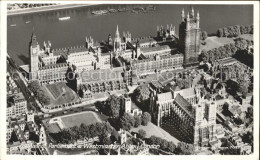 11750520 London Houses Of Parliament Westminster Abbey Aerial View - Sonstige & Ohne Zuordnung