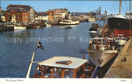 11750499 Poole Dorset The Quay Boat Steamer Poole Dorset - Autres & Non Classés