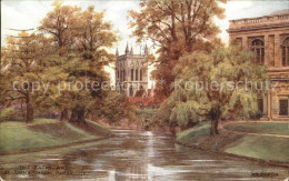 11750494 Cambridge Cambridgeshire The Backs And St Johns Chapel Kuenstlerkarte C - Andere & Zonder Classificatie