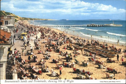 11750486 Bournemouth UK Sands And Promenade Beach Showing Isle Of Wight  - Other & Unclassified