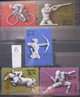 RUSSIA ~ 1977 ~ S.G. NUMBERS 4684 - 4688. ~ 'LOT B' ~ OLYMPIC SPORTS. ~ MNH #03587 - Ongebruikt