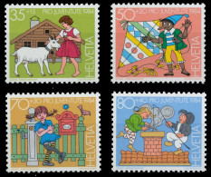 SCHWEIZ PRO JUVENTUTE Nr 1284-1287 Postfrisch S2DA172 - Unused Stamps