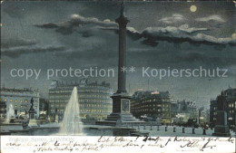 11750435 London Trafalgar Square At Night Moonlight Monument Fountain - Other & Unclassified