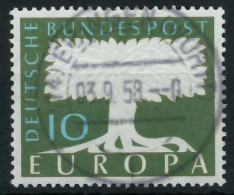 BRD BUND 1958 Nr 294 Zentrisch Gestempelt X69BA0A - Usati