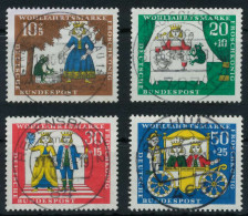 BRD BUND 1966 Nr 523-526 Zentrisch Gestempelt X6A344A - Usados