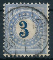 SCHWEIZ PORTOMARKEN 1878 Nr 3I Kaa Zentrisch Gestempelt X6B61CE - Portomarken