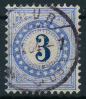 SCHWEIZ PORTOMARKEN 1878 Nr 3IINa Zentrisch Gestempelt X6B61DA - Taxe