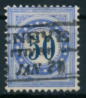 SCHWEIZ PORTOMARKEN 1878 Nr 7I Ka Zentrisch Gestempelt X6B620A - Taxe