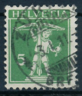 SCHWEIZ 1909 Nr 113II Zentrisch Gestempelt X6C2A46 - Used Stamps