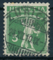 SCHWEIZ 1909 Nr 113II Zentrisch Gestempelt X6C2A4A - Usados