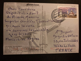 CP Pour La FRANCE TP UCRANIA RS 2,55 OBL.07 DEZ 11 AEROPORTO INTERNACIONAL GUARDEROS - Storia Postale