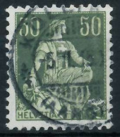 SCHWEIZ 1908 Nr 107x Zentrisch Gestempelt X6C2B6E - Usati