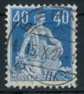 SCHWEIZ 1921 Nr 170b Zentrisch Gestempelt X6C2B5A - Gebraucht