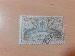 TIMBRE   GUADELOUPE       N  196    COTE  1,50   EUROS  OBLITERE - Usati