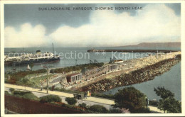 11750264 Dun Laoghaire Harbour Showing Howth Head Ferry Boat Dun Laoghaire - Autres & Non Classés