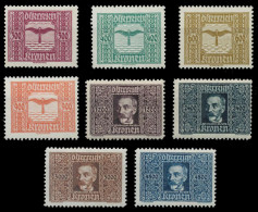 ÖSTERREICH 1922 Nr 425-432 Postfrisch X6FAF7A - Ongebruikt