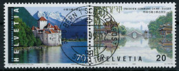 SCHWEIZ 1998 Nr WZd 44 Zentrisch Gestempelt WAAGR PAAR X728F96 - Used Stamps