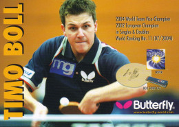 Germany / Allemagne 2004, Timo Boll - Tenis De Mesa
