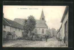 CPA La Faloise, Eglise Et Château  - Autres & Non Classés