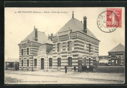 CPA Beuvraignes, Mairie, Ecole Des Garcons  - Beuvraignes