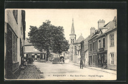 CPA Picquigny, Rue Saint-Pierre, Hopital-Hospice  - Picquigny