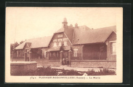 CPA Plessier-Rozainvillers, La Mairie,  Vue De Hôtel De Ville  - Autres & Non Classés