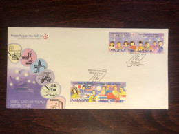 MALAYSIA  FDC COVER 1993 YEAR DENTISTRY DENTAL HEALTH MEDICINE STAMPS - Malesia (1964-...)