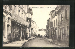 CPA Saint-Sever-sur-Adour, Rue Lafayette  - Saint Sever