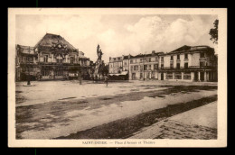 52 - ST-DIZIER - PLACE D'ARMES ET THEATRE - Saint Dizier