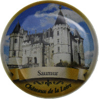 France, Jeton, Châteaux De La Loire, Saumur, Nickel, TTB - Andere & Zonder Classificatie