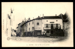 54 - BAYON - CAFE DE L'EST ET GRANDE RUE - Sonstige & Ohne Zuordnung