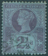 Great Britain 1887 SG201 2½d Purple/blue QV #3 FU (amd) - Otros & Sin Clasificación