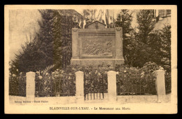 54 - BLAINVILLE-SUR-L'EAU - LE MONUMENT AUX MORTS - Autres & Non Classés