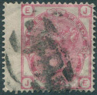 Great Britain 1873 SG143 3d Rose QV EJJE Spray Of Rose Wmk Plate 20 FU (amd) - Other & Unclassified