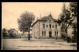 54 - BADONVILLER - HOTEL PERISSE ET AVENUE DE LA GARE - Sonstige & Ohne Zuordnung