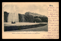 57 - METZ  - PALAIS DE JUSTICE ET LA GRANDE FONTAINE - CHARLES BERNHOEFT LUXEMBOURG N°994 - SERIE METZ N°24 - Metz