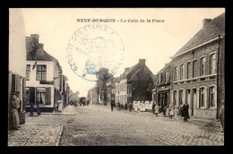 59 - NEUF-BERQUIN - LE COIN DE LA PLACE - CACHET MILITAIRE DU PREVOT DU SERVICE DES ETAPES - Otros & Sin Clasificación