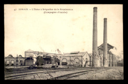 59 - SOMAIN - L'USINE A BRIQUETTES DE LA RENAISSANCE - COMPAGNIE D'ANICHE - Autres & Non Classés