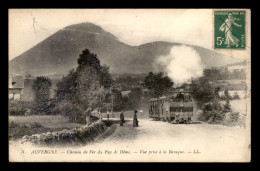 63 - LE PUY-DE-DOME - CHEMIN DE FER - LE TRAMWAY A LA BARAQUE - Sonstige & Ohne Zuordnung